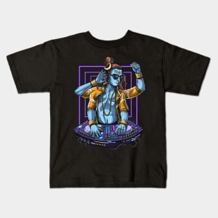 Shiva Psychedelic DJ Kids T-Shirt